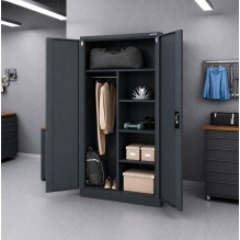 Iron Mate SATURN Metal Utility Cupboard 185x90x45 Anthracite RAL7016 Iron Mate SATURN Metal Utility Cupboard 185x90x45 Anthracite RAL7016