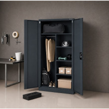 Iron Mate SATURN Metal Utility Cupboard 185x90x45 Anthracite RAL7016 Iron Mate SATURN Metal Utility Cupboard 185x90x45 Anthracite RAL7016