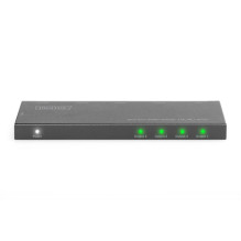 Rozdzielacz (daliklis) Ultra Slim HDMI 1x4 4K 60Hz 3D HDR HDCP 2.2 18 Gbps Micro USB Rozdzielacz (daliklis) Ultra Slim HDMI 1x4 4K 60Hz 3D HDR HDCP 2.2 18 Gbps Micro USB