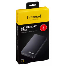 Dysk zajnyi HDD Intenso Atminties dėklas 2TB Juodas (6021580) Dysk zajnyi HDD Intenso Atminties dėklas 2TB Juodas (6021580)