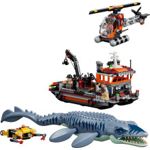 LEGO JURASSIC WORLD 77983 Mosasaurus Dinosaur Boat Attack LEGO JURASSIC WORLD 77983 Mosasaurus Dinosaur Boat Attack