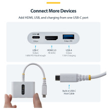 „StarTech.com“ 168W-USBC-MULTIPORT nešiojamojo kompiuterio dokas / prievadų replikatorius