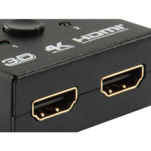Equip HDMI 2.0 Switch 1-In / 2-Out bidirectional 4K / 60Hz 18Gbps