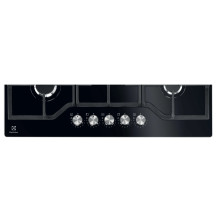 „Electrolux KGG75362K“ juoda, įmontuojama, 75 cm, dujinė, 5 kaitvietė(-s), „Electrolux KGG75362K“ juoda, įmontuojama, 75 cm, dujinė, 5 kaitvietė(-s),