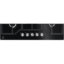 „Electrolux KGG75362K“ juoda, įmontuojama, 75 cm, dujinė, 5 kaitvietė(-s), „Electrolux KGG75362K“ juoda, įmontuojama, 75 cm, dujinė, 5 kaitvietė(-s),