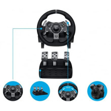 „Logitech G920 Driving Force USB“, skirti „Xbox Series X“, „S“, „Xbox One“ ir asmeniniams kompiuteriams