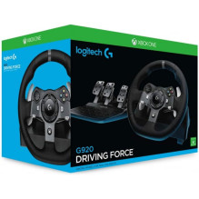 „Logitech G920 Driving Force USB“, skirti „Xbox Series X“, „S“, „Xbox One“ ir asmeniniams kompiuteriams