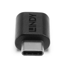 USB Adapter - LINDY USB 3.2 Type C to CM / F Adapter, Black USB Adapter - LINDY USB 3.2 Type C to CM / F Adapter, Black