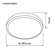 Ceiling Lamp - Activejet Aje-Genua 3xE27 Ceiling Lamp - Activejet Aje-Genua 3xE27