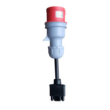 Tesla adapter 32A to three-phase 480V red socket