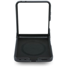 KARL LAGERFELD case for SAMSUNG GALAXY Z FLIP 8 compatible with MagSafe (Karl&amp;Choupette Saffiano Pins) black