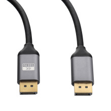 Cable Display Port to Display Port 1.4 Blue Star 4K 120Hz - High Speed, HDR, Ethernet, G-SYNC / FreeSync, 32Gbp, 2 m bla Cable Display Port to Display Port 1.4 Blue Star 4K 120Hz - High Speed, HDR, Ethernet, G-SYNC / FreeSync, 32Gbp, 2 m bla