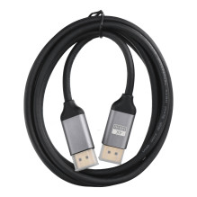 Cable Display Port to Display Port 1.4 Blue Star 4K 120Hz - High Speed, HDR, Ethernet, G-SYNC / FreeSync, 32Gbp, 2 m bla Cable Display Port to Display Port 1.4 Blue Star 4K 120Hz - High Speed, HDR, Ethernet, G-SYNC / FreeSync, 32Gbp, 2 m bla