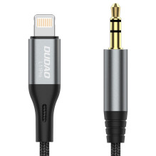 Audio kabelis Dudao L11Pro Lightning to 3.5mm 1.0m juodas Audio kabelis Dudao L11Pro Lightning to 3.5mm 1.0m juodas