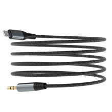 Audio kabelis Dudao L11Pro Lightning to 3.5mm 1.0m juodas Audio kabelis Dudao L11Pro Lightning to 3.5mm 1.0m juodas