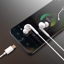 Ausinės Dudao X3C+ USB-C baltos Ausinės Dudao X3C+ USB-C baltos