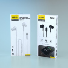 Ausinės Dudao X3C+ USB-C baltos Ausinės Dudao X3C+ USB-C baltos