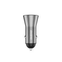 Automobilinis įkroviklis Dudao R4Max 55W USB-C / USB-A pilkas