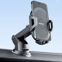 Automobilinis telefono laikiklis Dudao F2S (dashboard / windshield) juodas Automobilinis telefono laikiklis Dudao F2S (dashboard / windshield) juodas