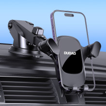 Automobilinis telefono laikiklis Dudao F5PRO+ (dashboard / windshield) juodas Automobilinis telefono laikiklis Dudao F5PRO+ (dashboard / windshield) juodas