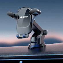 Automobilinis telefono laikiklis Dudao F5PRO+ (dashboard / windshield) juodas Automobilinis telefono laikiklis Dudao F5PRO+ (dashboard / windshield) juodas