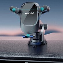 Automobilinis telefono laikiklis Dudao F5PRO+ (dashboard / windshield) juodas Automobilinis telefono laikiklis Dudao F5PRO+ (dashboard / windshield) juodas