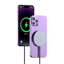 USB kabelis Dudao A12XS USB-C to MagSafe 15W 1.0m juodas USB kabelis Dudao A12XS USB-C to MagSafe 15W 1.0m juodas