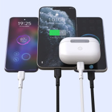 USB kabelis Dudao L9C USB-C to USB-C 65W 1.0m baltas USB kabelis Dudao L9C USB-C to USB-C 65W 1.0m baltas