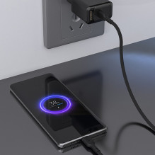 USB kabelis Dudao L9C USB-C to USB-C 65W 2.0m juodas USB kabelis Dudao L9C USB-C to USB-C 65W 2.0m juodas