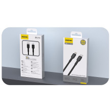 USB kabelis Dudao L9X USB-C to Lightning 30W 1.0m juodas USB kabelis Dudao L9X USB-C to Lightning 30W 1.0m juodas