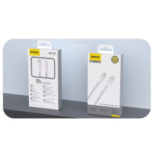 USB kabelis Dudao L9X USB-C to Lightning 30W 2.0m baltas