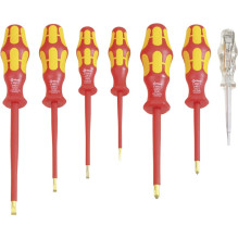 Screwdriver set Wera, isolated, 10 cm Screwdriver set Wera, isolated, 10 cm