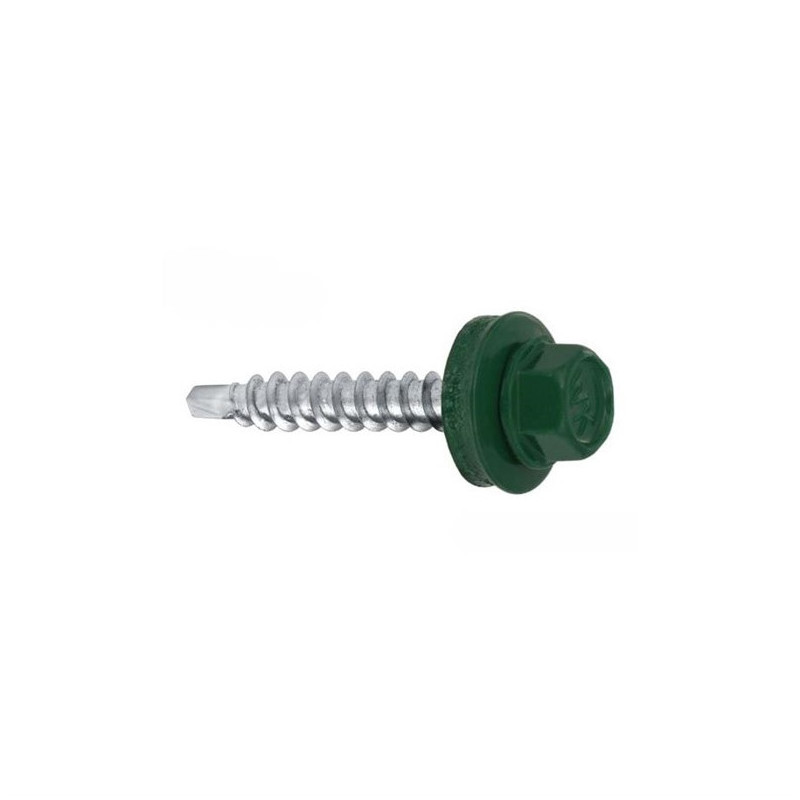 Self-tapping screw WFD, RAL6005, 4.8 mm x 35 mm, 250 pcs