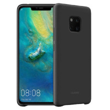 Huawei Mate 20 Pro Protective Silicone Cover Black