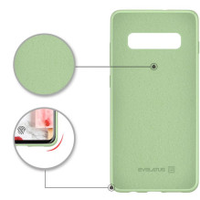 Evelatus Samsung Galaxy S10+ Nano Silicone Case Soft Touch TPU Mint
