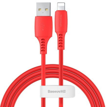 Baseus - Colorful Cable USB to Lightning 2.4A 1.2M Red