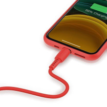 Baseus - Colorful Cable USB to Lightning 2.4A 1.2M Red