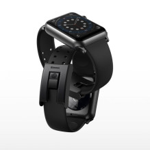 „Baseus“ „Baseus Slip-Thru“ dirželis, skirtas „Apple Watch 3 / 4 / 5 / 6 / SE 38 mm / 40 mm“, juodas (LBWSE-01) „Baseus“ „Baseus Slip-Thru“ dirželis, skirtas „Apple Watch 3 / 4 / 5 / 6 / SE 38 mm / 40 mm“, juodas (LBWSE-01)