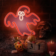 Forever Light Neon PLEXI LED GHOST red FPNE12 Forever Light