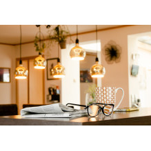 SEGULA LED Floating Globe 200 smokey gray E27 300Lm 1900K