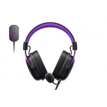Havit Headphones H2002C+U black / purple