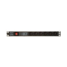Power strip 6 sockets PD-6 / R-SPD-3L