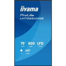 Monitor iiyama 189.0cm (75") 16:9 2xHDMI+USB-C VA (LH7566UHSB-B1AG)