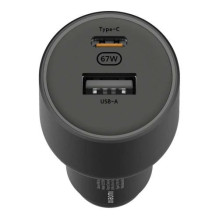 Xiaomi Car Charger 67W USB-A + Type-C Black EU BHR6814GL Xiaomi Car Charger 67W USB-A + Type-C Black EU BHR6814GL