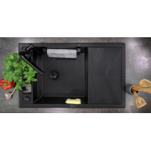 Plautuvė Deante Magnetic ZRM_N113, granitas Plautuvė Deante Magnetic ZRM_N113, granitas