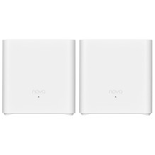„Tenda MX3“ (2 vnt.) tinklinio belaidžio ryšio sistema, dviejų dažnių (2,4 GHz / 5 GHz), „Wi-Fi 6“ (802.11ax), balta, 1 