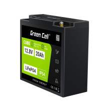 Akumuliatorius - Green Cell LFPGC12V20AH LiFePO4 12.8V 20Ah 185x80x170mm 3kg