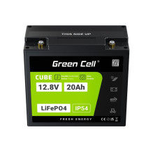Akumuliatorius - Green Cell LFPGC12V20AH LiFePO4 12.8V 20Ah 185x80x170mm 3kg