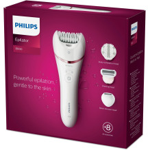 Philips 8000 serijos epiliatorius 8000 serija BRE735 / 00 Drėgno ir sauso skutimo epiliatorius Philips 8000 serijos epiliatorius 8000 serija BRE735 / 00 Drėgno ir sauso skutimo epiliatorius