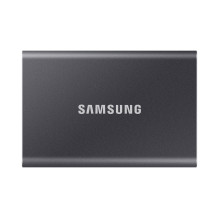 Nešiojamas SSD diskas „Samsung T7 2 TB“ su USB C tipo 3.2 kartos 2 (3.1 kartos 2) pilkas Nešiojamas SSD diskas „Samsung T7 2 TB“ su USB C tipo 3.2 kartos 2 (3.1 kartos 2) pilkas